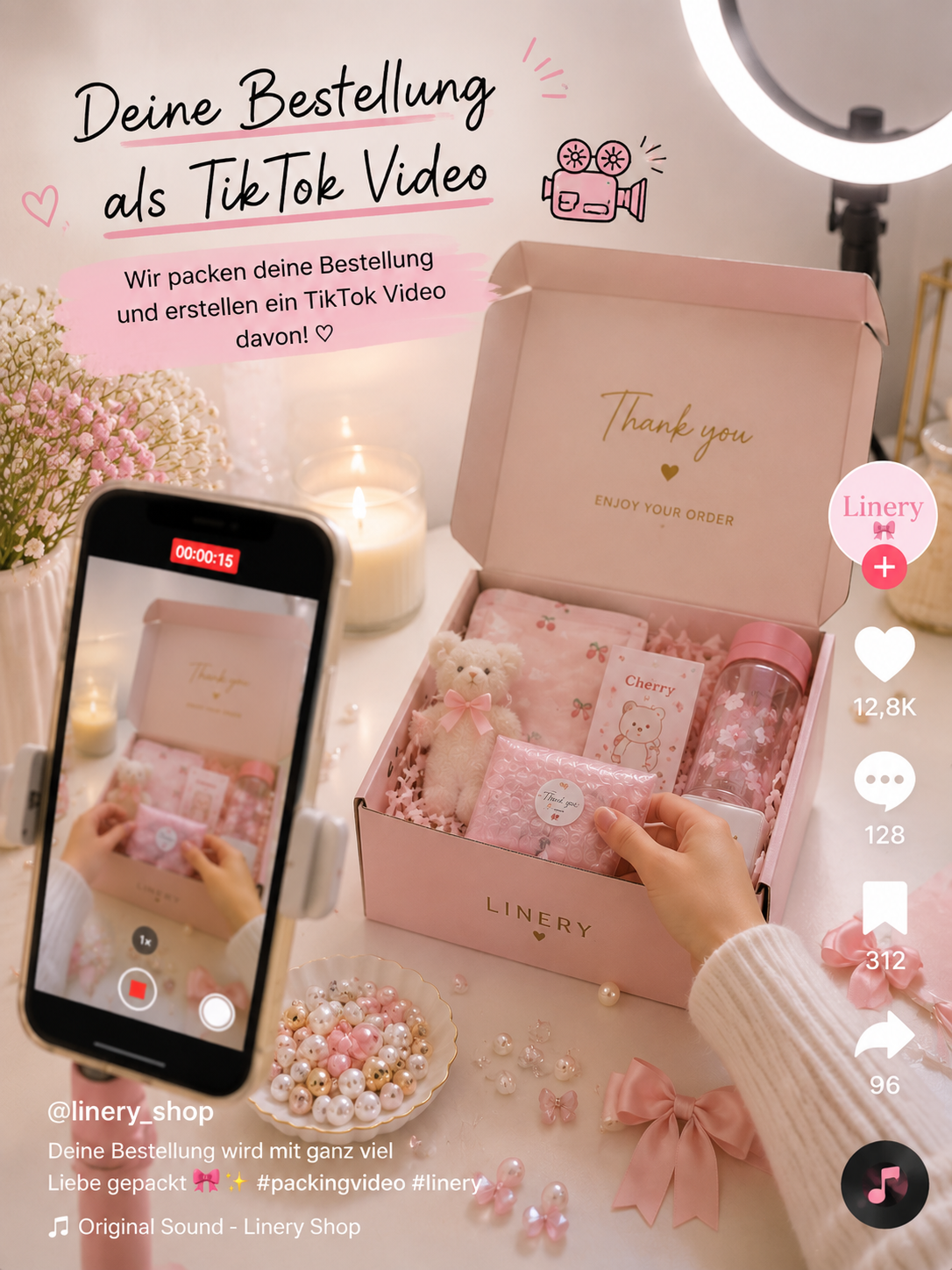 Tik Tok Video deiner Bestellung