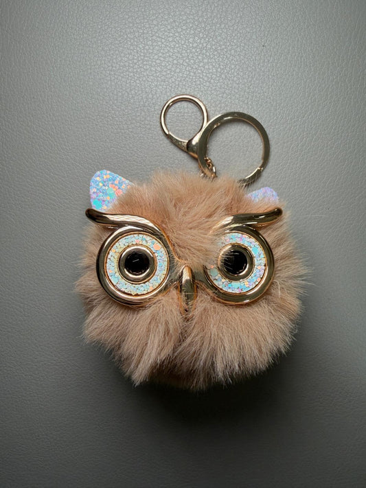 Flauschiger Eulen Anhänger
